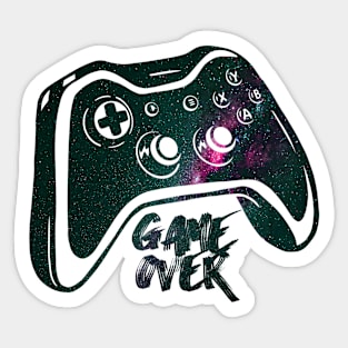 Retro gamer, game over Sticker